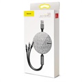 Câble USB Rétractable 3-en-1 Baseus - 1.2m