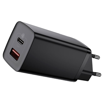 Chargeur Rapide Baseus CCGAN2L-B01 GaN2 Lite - USB-A, USB-C - Noir
