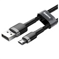 Câble MicroUSB Baseus Cafule CAMKLF-CG1 - 2m - Gris / Noir