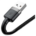 Câble Lightning / USB 2.0 Baseus Cafule - 1m - Noir / Gris