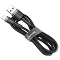 Câble Lightning / USB 2.0 Baseus Cafule - 1m - Noir / Gris