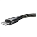 Câble Lightning / USB 2.0 Baseus Cafule - 2m - Noir / Gris