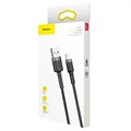 Câble Lightning / USB 2.0 Baseus Cafule - 2m - Noir / Gris