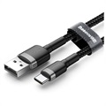 Câble USB 2.0 / Type-C Baseus Cafule CATKLF-AG1 - 0.5m - Noir / Gris