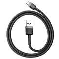 Câble USB 2.0 / Type-C Baseus Cafule CATKLF-BG1 - 1m - Noir / Gris