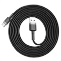 Câble USB 2.0 / Type-C Baseus Cafule CATKLF-CG1 - 2m - Noir / Gris