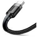 Câble USB 2.0 / Type-C Baseus Cafule CATKLF-CG1 - 2m - Noir / Gris