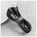 Câble USB 2.0 / Type-C Baseus Cafule CATKLF-CG1 - 2m - Noir / Gris