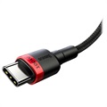 Câble USB-C Baseus Cafule - 2m - Rouge / Noir