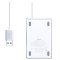 Chargeur Sans Fil Rapide Ultra Fin Baseus Card - 15W - Blanc