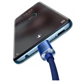 Câble USB-C / USB-C Baseus Crystal Shine CAJY000603 - 1.2m - Bleu