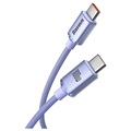 Câble USB-C / USB-C Baseus Crystal Shine CAJY000605 - 1.2m - Violet