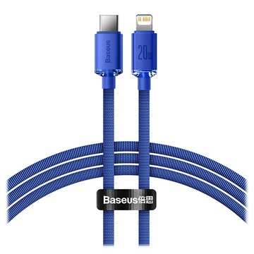 Câble USB-C / Lightning Baseus Crystal Shine CAJY000203 - 1.2m - Bleu