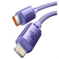 Câble USB-C / Lightning Baseus Crystal Shine CAJY000205 - 1.2m - Violet