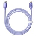 Câble USB-C / Lightning Baseus Crystal Shine CAJY000205 - 1.2m - Violet