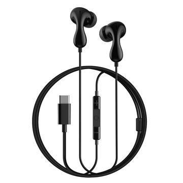 Baseus Encok CZ20 Casque d\'écoute intra-auriculaire filaire USB-C - Noir