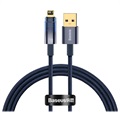 Câble Lightning Tressé Baseus Explorer - 1m - Bleu