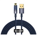 Câble Lightning Tressé Baseus Explorer - 2m - Bleu