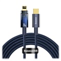 Câble USB-C / Lightning Baseus Explorer 20W - 2m - Bleu