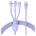 Câble de Charge Rapide Baseus Flash Series II 3-en-1 - 1.5m - Violete