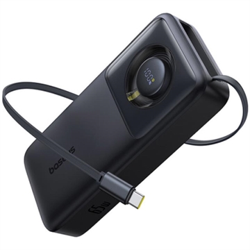Baseus Free2Pull 20000mAh Powerbank avec câble USB-C rétractable - 65W