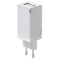 Chargeur Rapide Baseus GaN2 Pro avec Câble USB-C CCGAN2P-B02 - 65W - Blanc