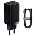 Chargeur Rapide Baseus GaN3 Pro avec Câble USB-C - 1m - Noir