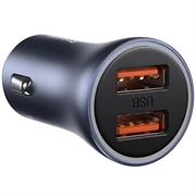 Baseus Golden Contactor Pro chargeur de voiture CCJD-A0G, 2x USB, 40W - gris