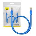 Baseus High Speed Cat6 RJ-45 Ethernet Network Cable - 0.5m - Blue