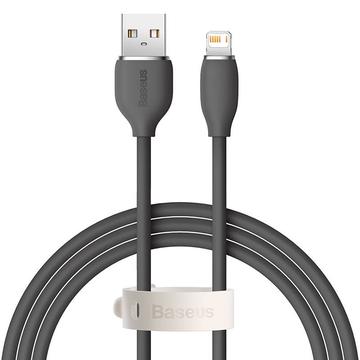 Baseus Jelly Liquid Silicone USB-A / Lightning Cable - 1.2m, 2.4A - Noir