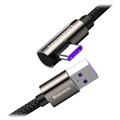 Câble USB-C Nylon Tressé Baseus Legend Série 66W - 1m - Noir