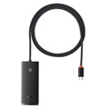 Hub 4-Port USB-A / USB-C Série Baseus Lite - 5Gbit/s - 1m - Noir