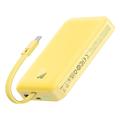 Baseus Magnetic Mini Wireless Power Bank 10000mAh/30W - Câble USB-C, compatible MagSafe - Jaune