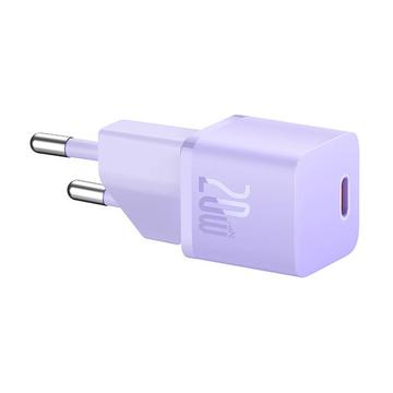 Baseus Mini GaN5 20W USB-C Wall Charger - Purple (Chargeur mural USB-C)