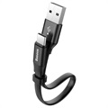 Câble USB-C Baseus Nimble Charge & Sync CATMBJ-01 - 23cm - Noir