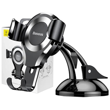 Baseus Osculum support gravitationnel pour téléphone SUYL-XP0S - noir + argent