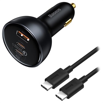 Chargeur Voiture Baseus Qualcomm Quick Charge 5.0 - 160W - Noir