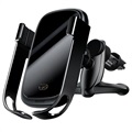 Support Voiture / Chargeur Sans Fil Qi Baseus Rock-Solid - 4"-6.5" - Noir