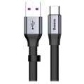 Câble USB-C Baseus Simple HW CATMBJ-BG1 - Argenté / Noir