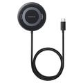 Baseus Simple Mini4 15W Chargeur sans fil Qi2 magnétique avec support - Noir