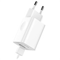 Chargeur de Voyage Rapide Baseus Single USB CCALL-BX02 - 24W - Blanc