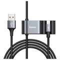 Câble USB / Lightning de Données Spécial avec Hub USB CALHZ-01 - Noir