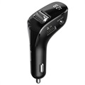 Transmetteur FM / Chargeur Voiture Baseus Streamer F40 CCF40-01 - Noir