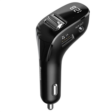 Transmetteur FM / Chargeur Voiture Baseus Streamer F40 CCF40-01 - Noir