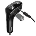 Transmetteur FM / Chargeur Voiture Baseus Streamer F40 CCF40-01 - Noir