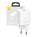 Baseus Super Si Quick USB-C Charger 25W - Blanc