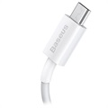 Câble de Charge Rapide et de Données MicroUSB Baseus Superior - 1m - Blanc