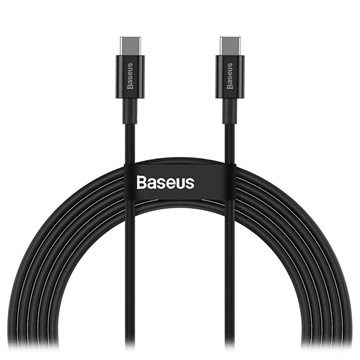 Câble USB-C / USB-C Baseus Série Superior - 100W, 2m - Noir