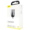 Chargeur Voiture Rapide Baseus Tiny Star Mini - 30W - Gris