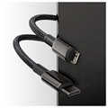 Câble USB-C / Lightning Baseus Tungsten Gold 20W - 1m - Noir